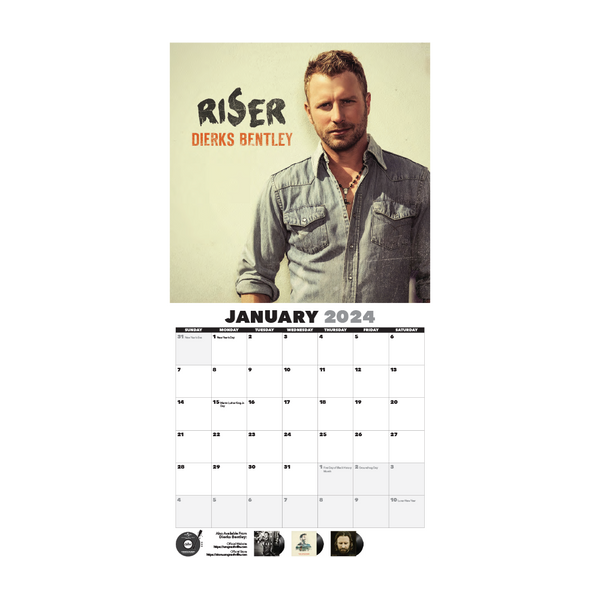 UMG Nashville 13Month Calendar (2024) Universal Music Group