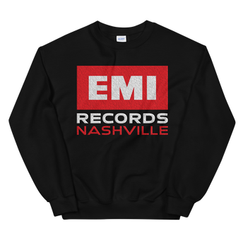 EMI Nashville Logo Crewneck (Black) Front