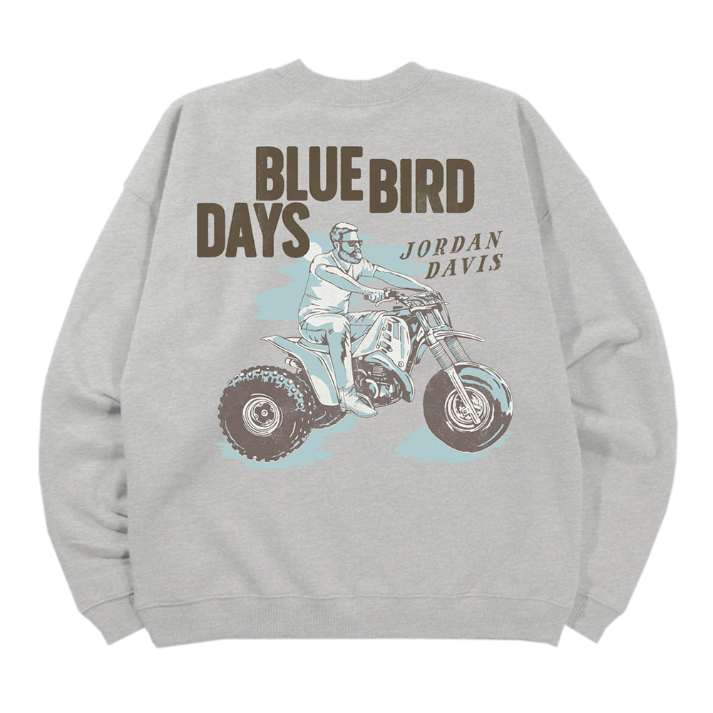 Motorcycle Gray Crewneck