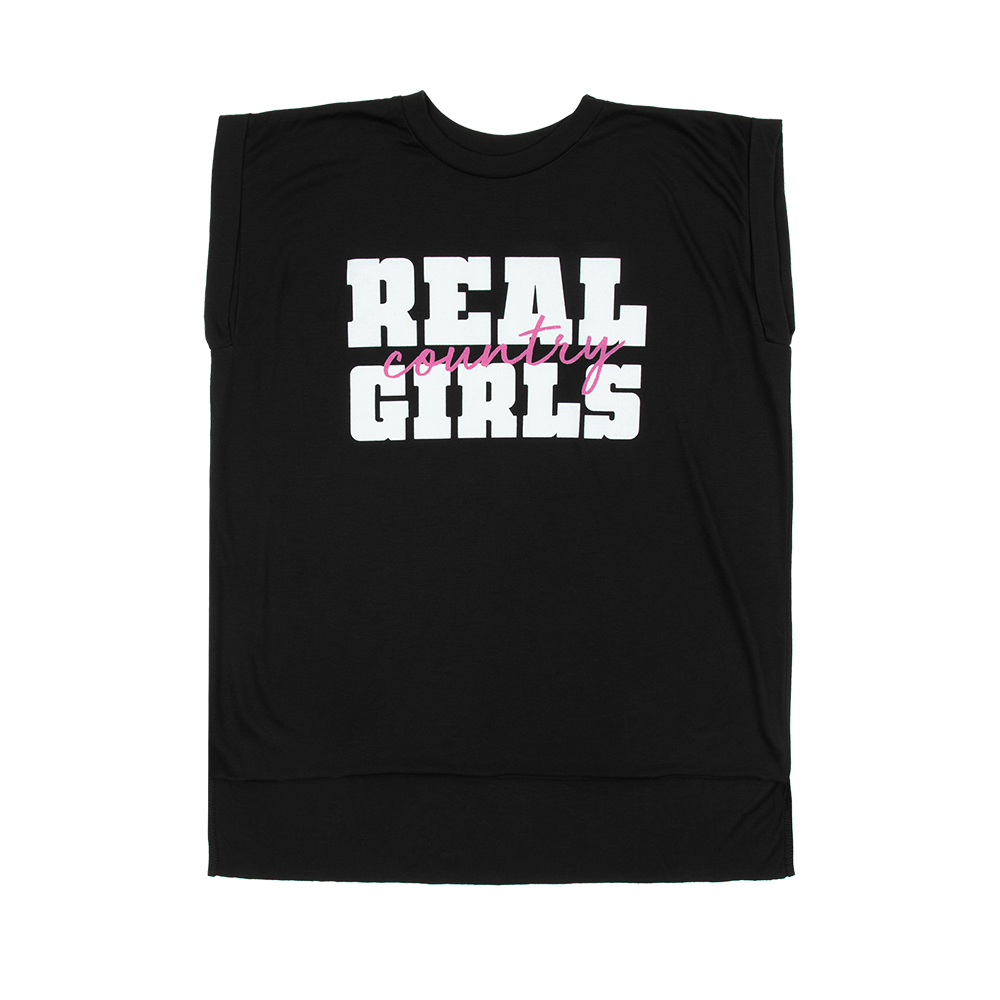 Real Country Girls Black Tank