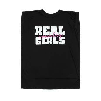 Real Country Girls Black Tank