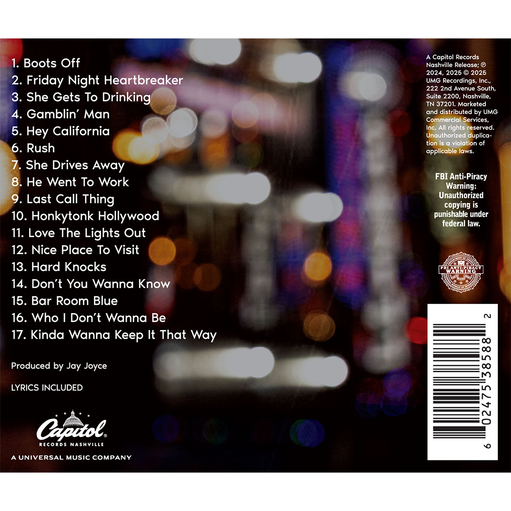 Honkytonk Hollywood (CD) Back