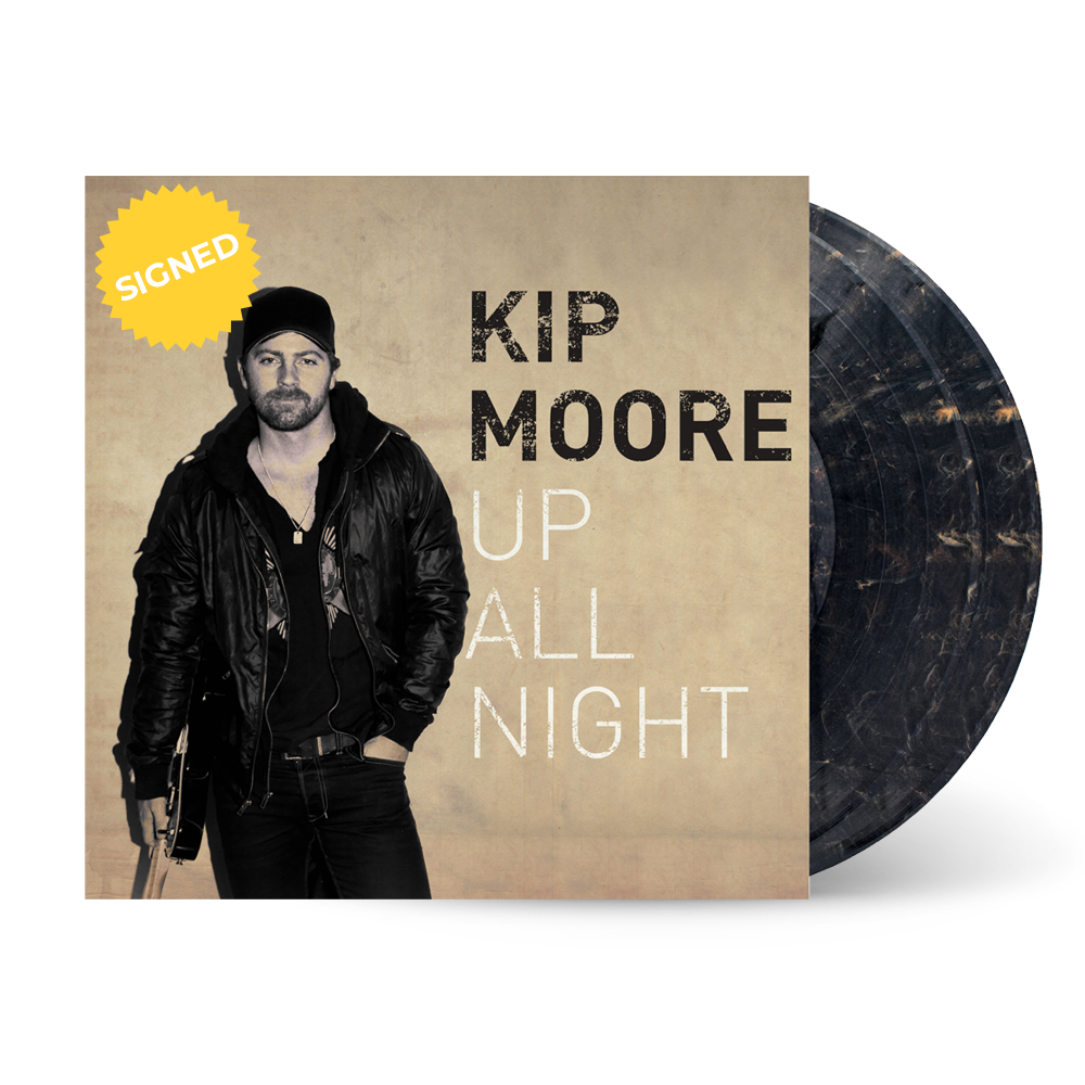 Up All Night (Signed-2LP-Vinyl-Black & Gold Swirl)
