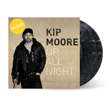 Up All Night (Signed-2LP-Vinyl-Black & Gold Swirl)