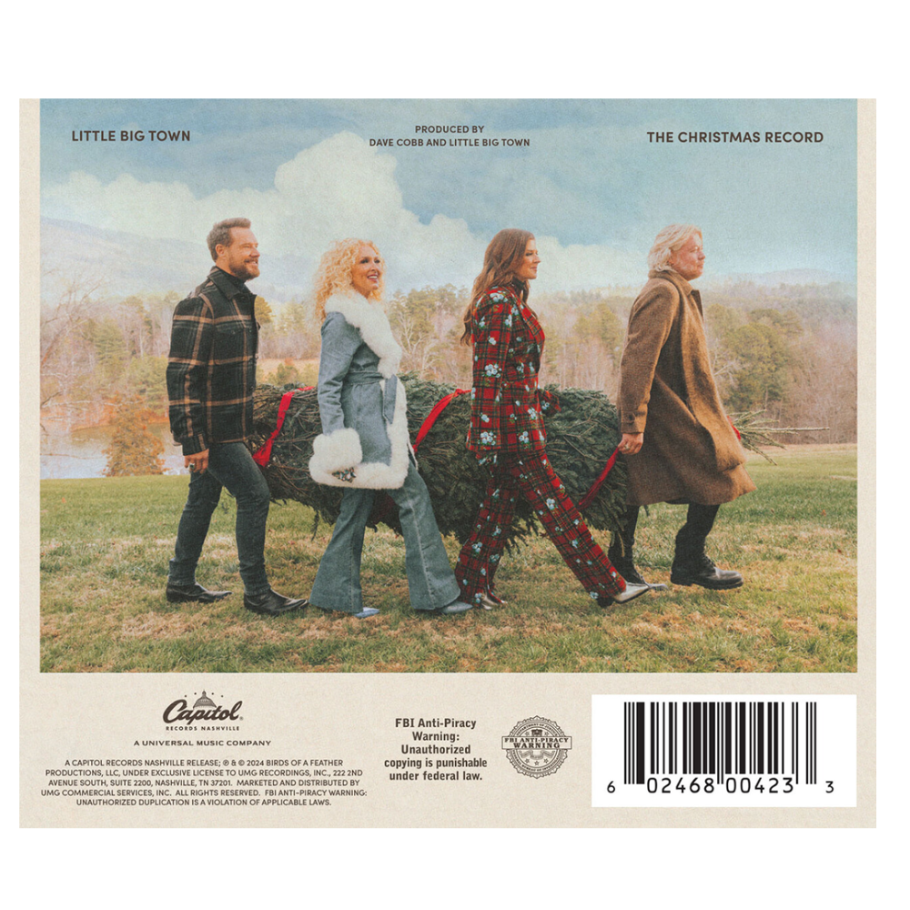 The Christmas Record (CD) Back Cover