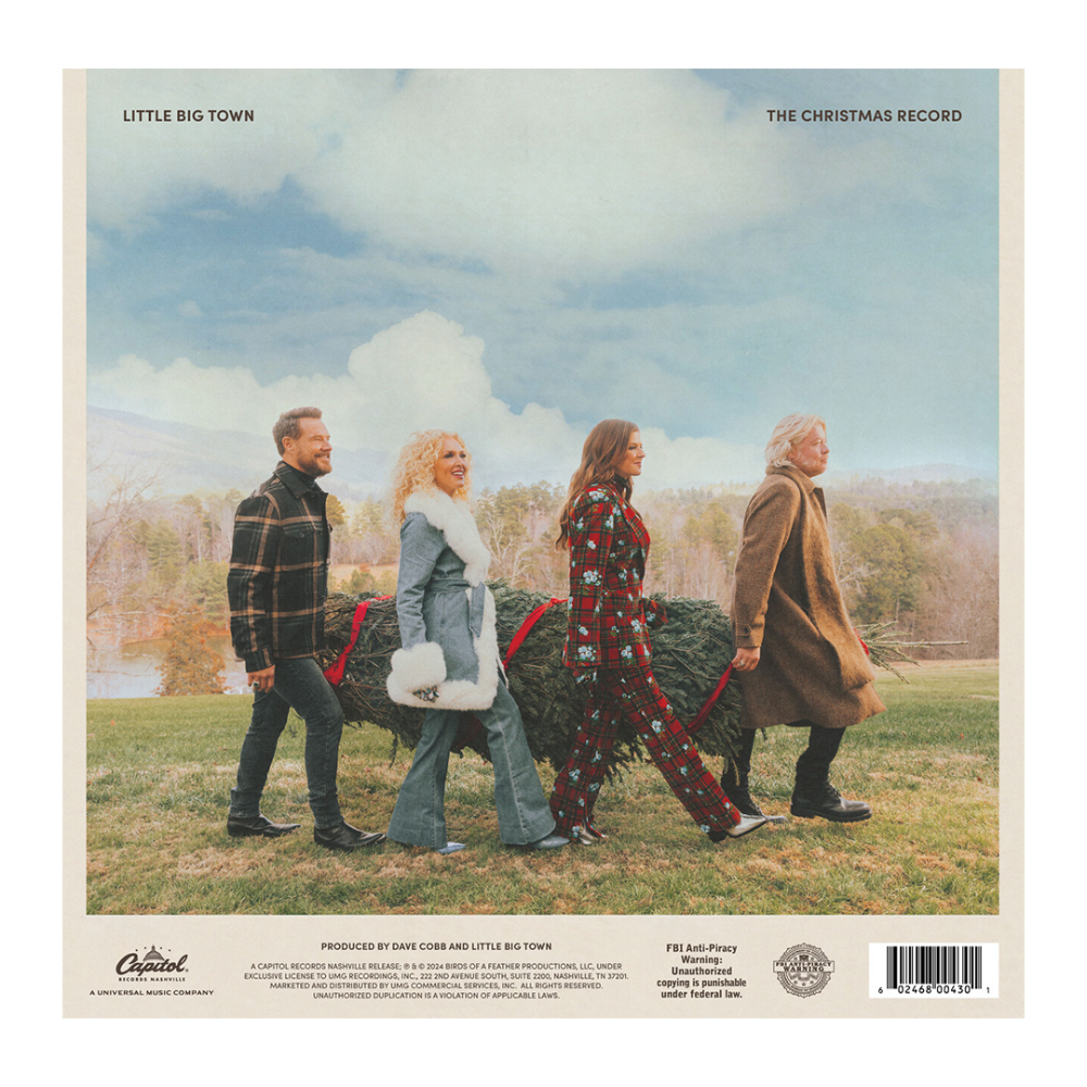 The Christmas Record Vinyl Back Cover