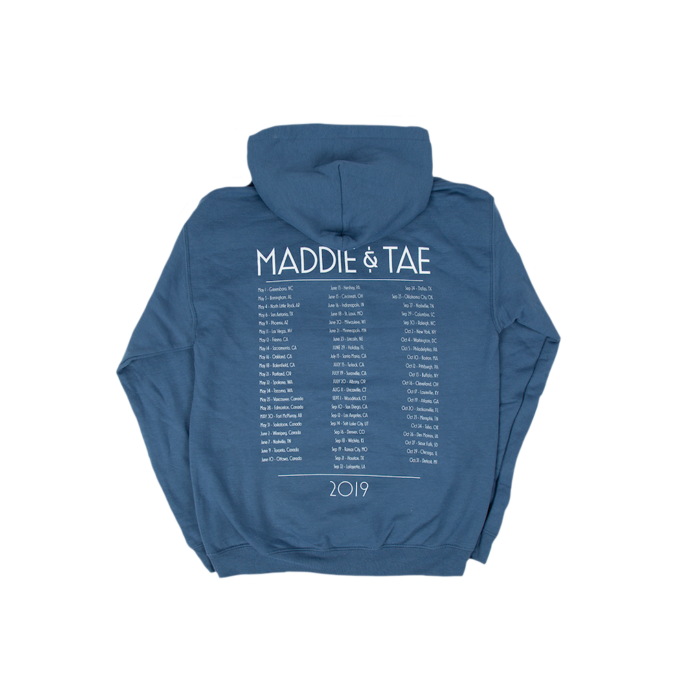 2019 Indigo Tour Hoodie Back