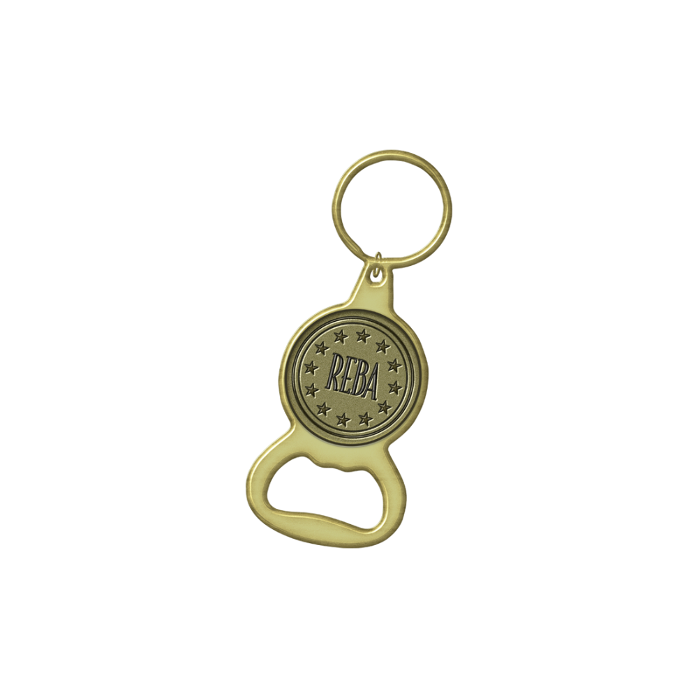 Reba Bottle Opener Keychain