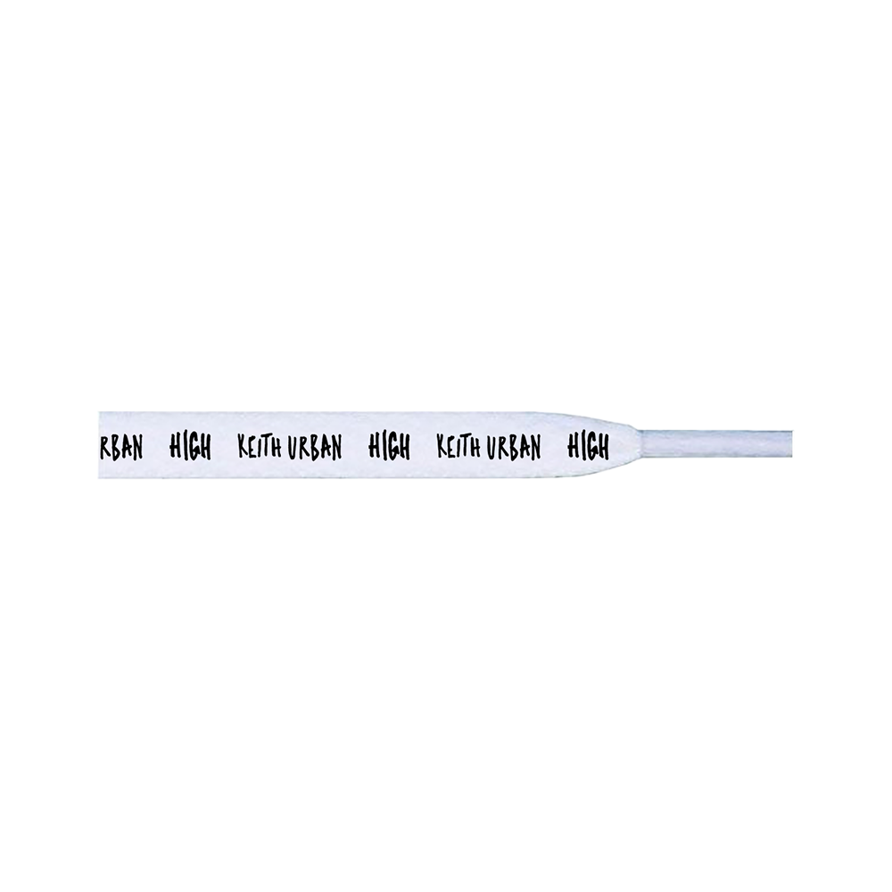 HIGH Shoelaces (2-Pack) White Text