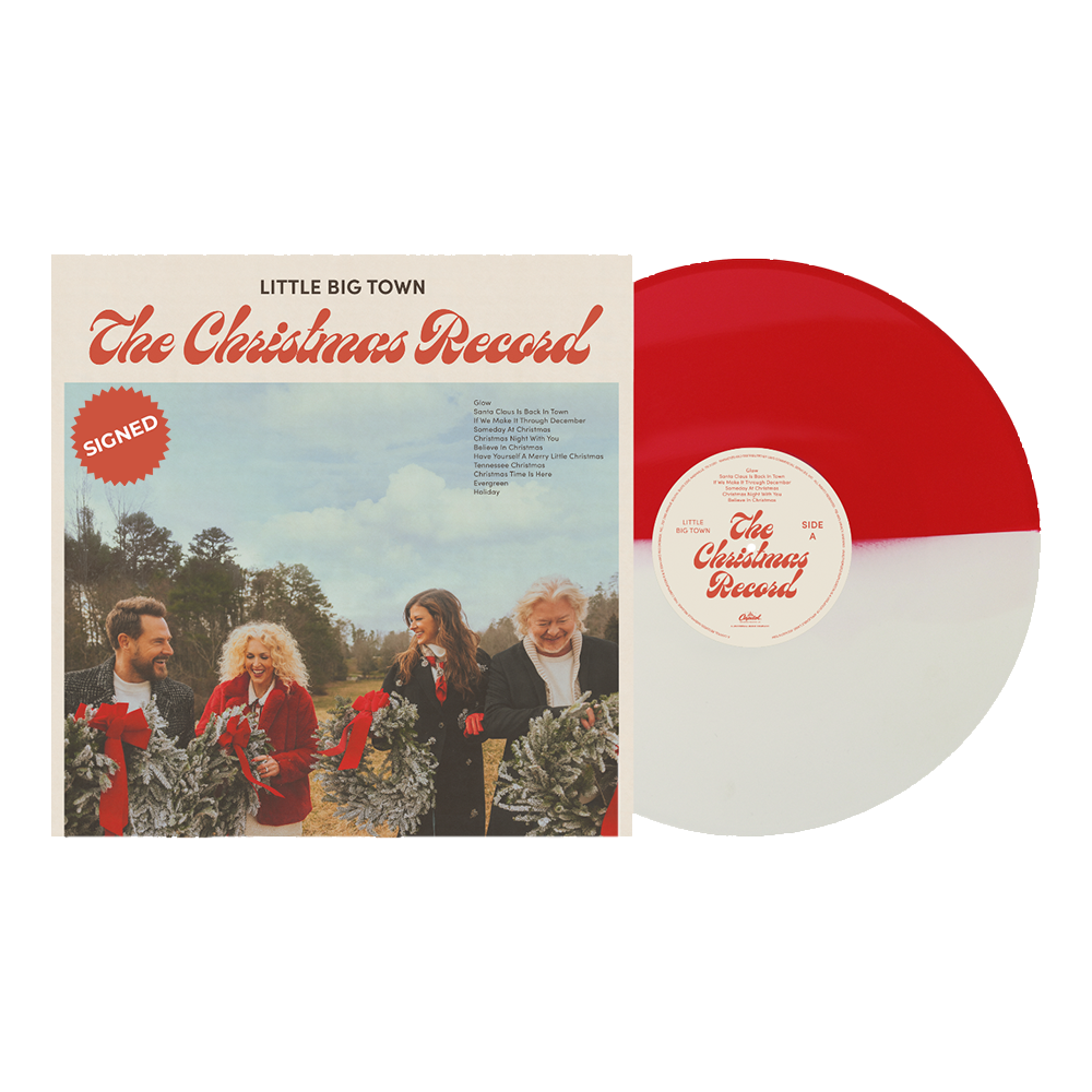 The Christmas Record (Half Opaque Bone + Translucent Red Vinyl-Signed)