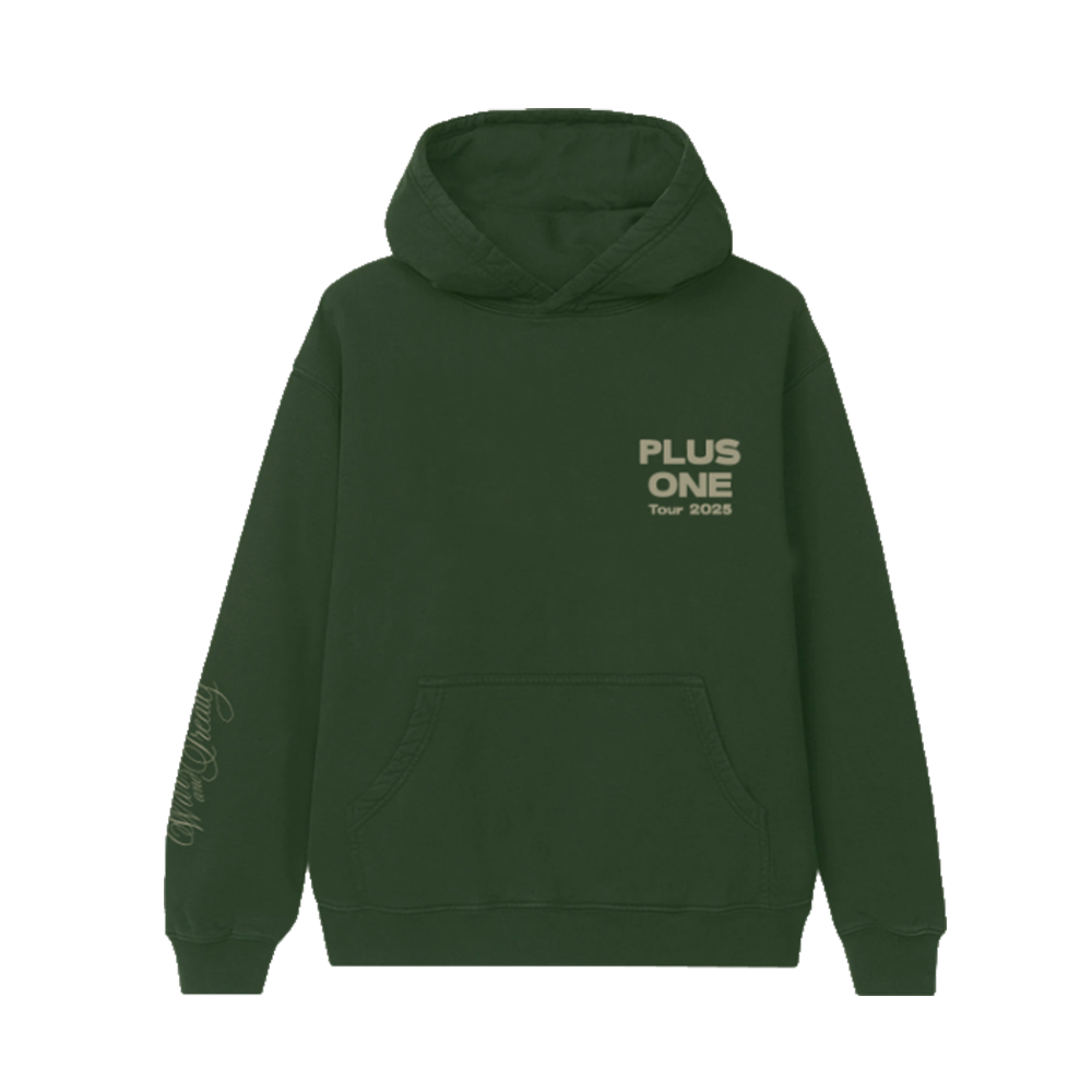 Plus One Tour Hoodie 2025 Front