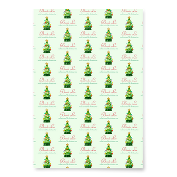 Brenda Lee Christmas Wrapping Paper Front
