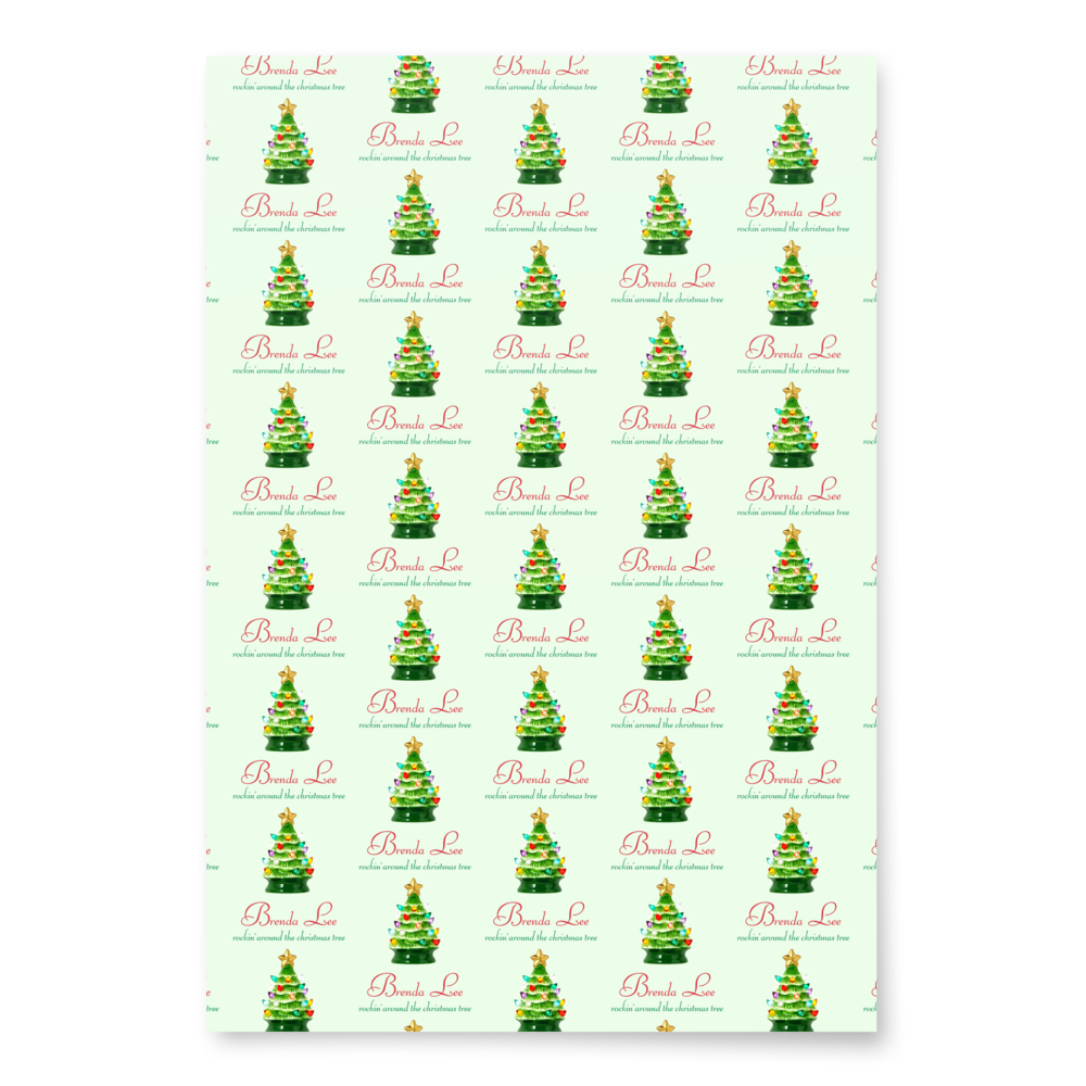 Brenda Lee Christmas Wrapping Paper