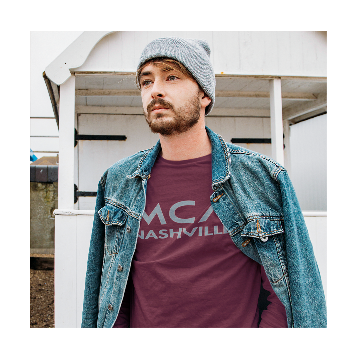 MCA Nashville Logo Longsleeve (Maroon)