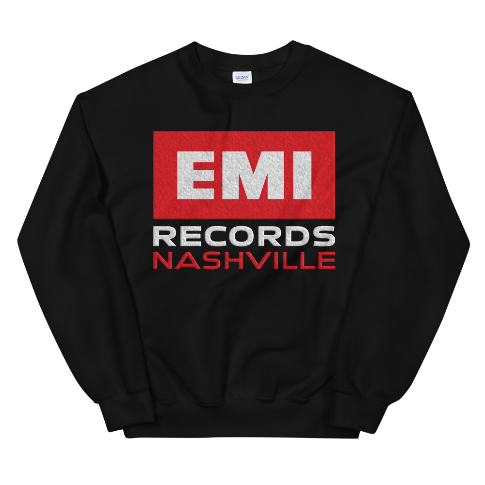 EMI Nashville Logo Crewneck (Black) Front