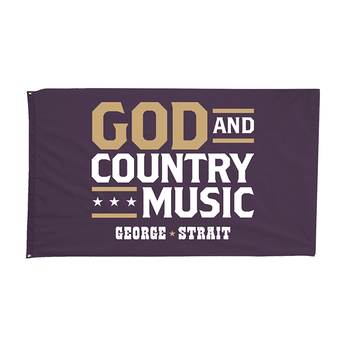 God & Country Music Flag