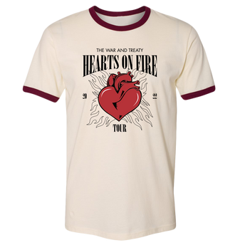 Hearts On Fire T-Shirt Front