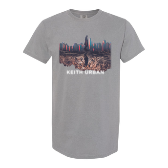 Keith Urban Grey Skyline T-Shirt