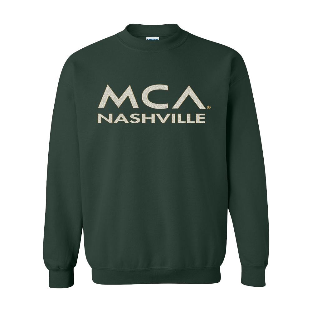 MCA Nashville Logo Crewneck (Forest Green) Front