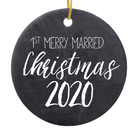 Merrily Married Ornament