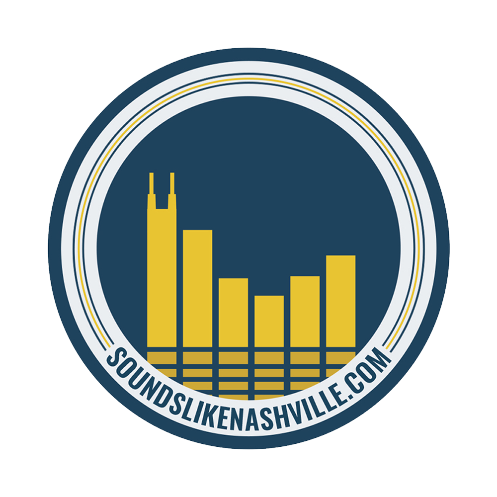 Sounds Like Nashville Sounds Level Logo Round Sticker