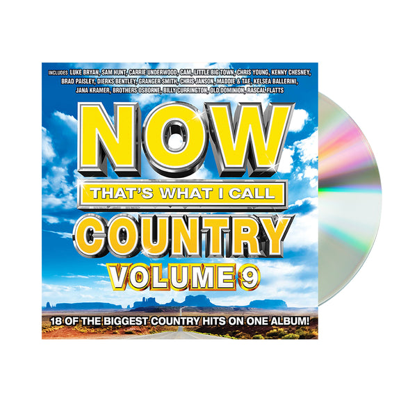 NOW Country Vol. 9 (CD) – Universal Music Group Nashville Store