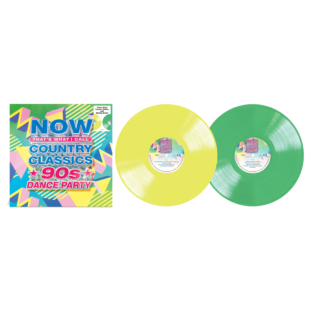 NOW Country Classics: 90's Dance Party (2LP Vinyl-Yellow & Green) – Universal Nashville Store