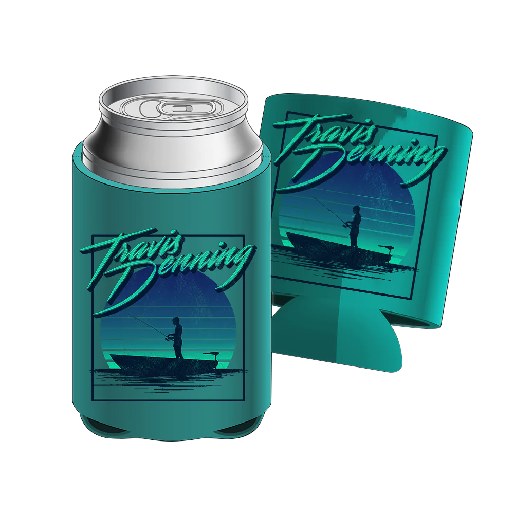 Sunset Fishing Koozie