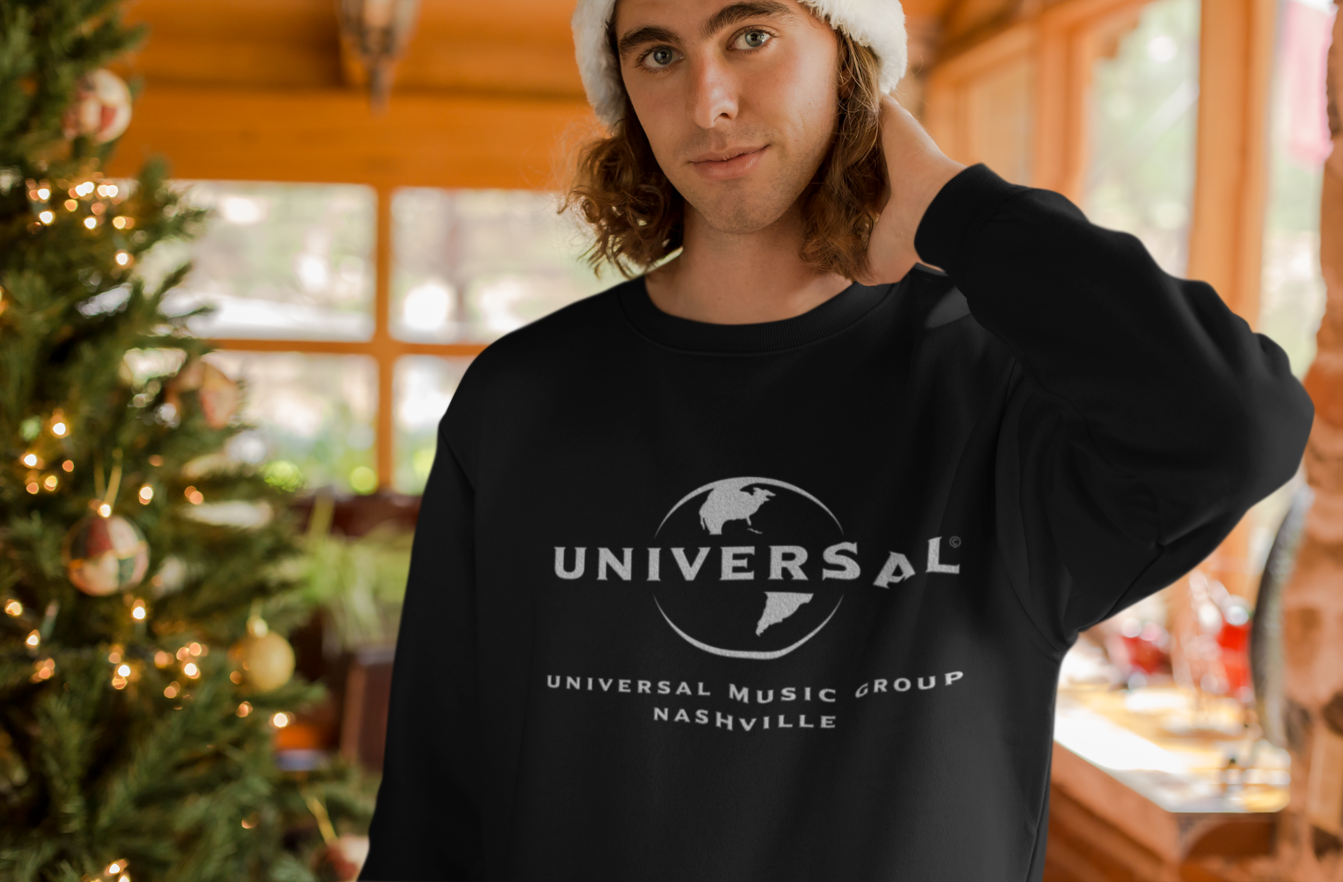 Universal Music Group Nashville Logo Crewneck (Black)